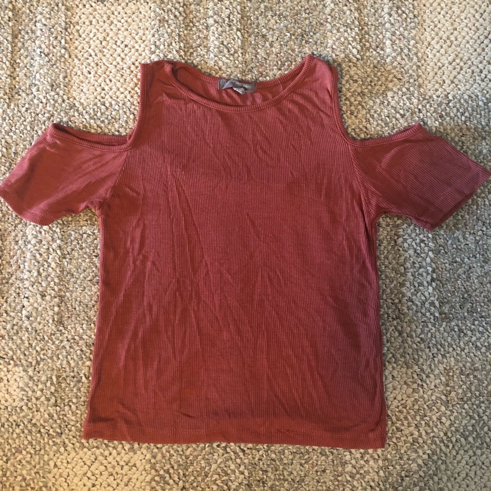 Don’t Ask Why Shoulder Cut Out Shirt